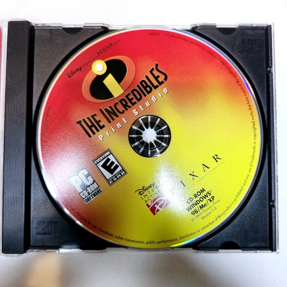 The Incredibles PC-CD Rom Print Studio, Walt Disney Pixar Computer Software - Picture 8 of 11